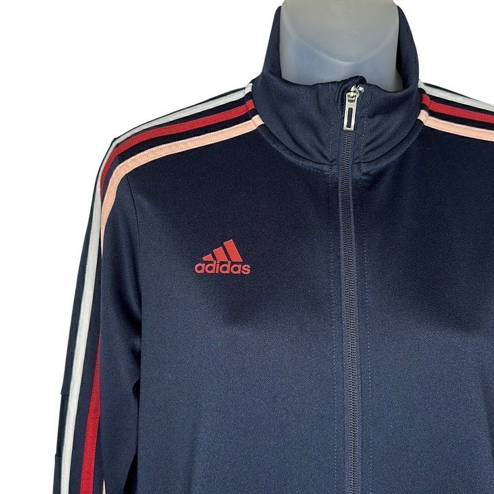 Adidas Women's AFS Tiro Track Jacket Dark Navy Small - Picture 6 of 10